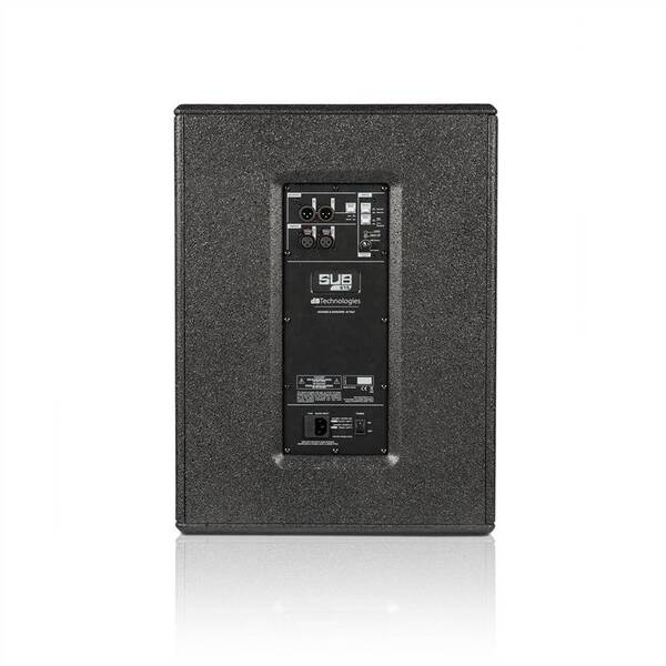 ACTIVE BASS-REFLEX SUBWOOFER, 15" WOOFER , 600W RMS CLASS D SMPS, 131DB SPL